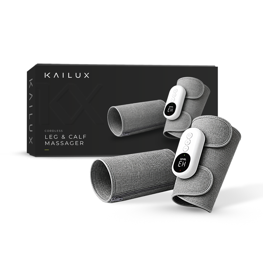 Kailux® Cordless Leg & Calf Massager | Air Compression & Heat Therapy