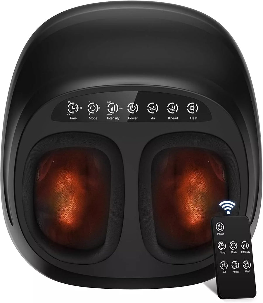 Kailux© Shiatsu Foot Massager | Deep Kneading, Heat & Air Compression